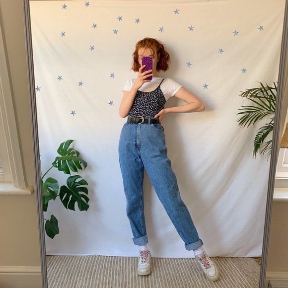 High waisted Mom Jeans Real Vintage - Picture 2 of 9